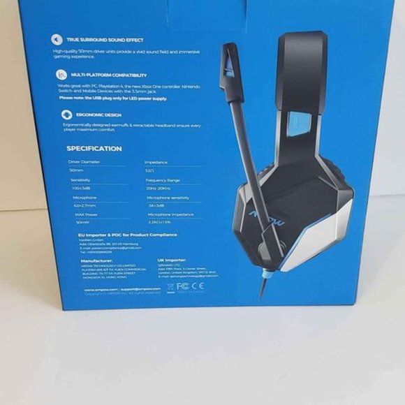 Gaming Headset with Microphone New - Picture 3 of 6